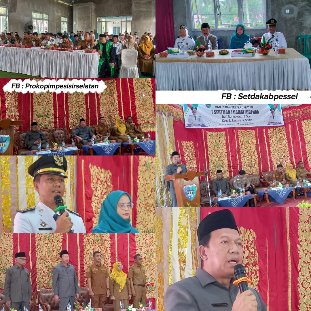 Hadiri Sertijab Camat Airpura